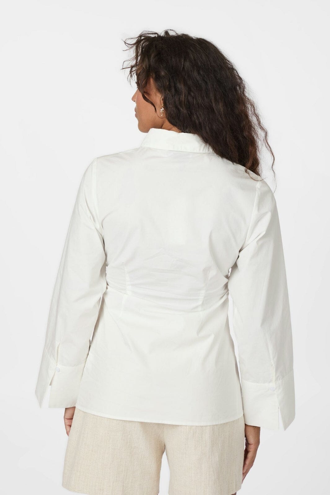 Neo Noir - Caroli Poplin Shirt 165894 - 120 - White