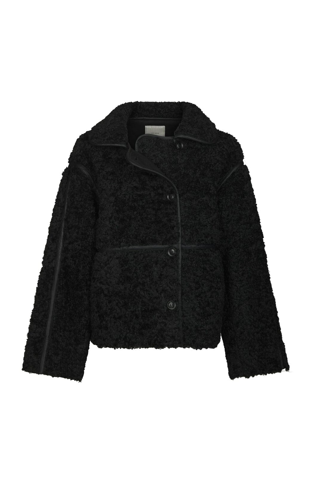 Neo Noir - Castor Faux Fur Jacket 164862 - 100 - Black