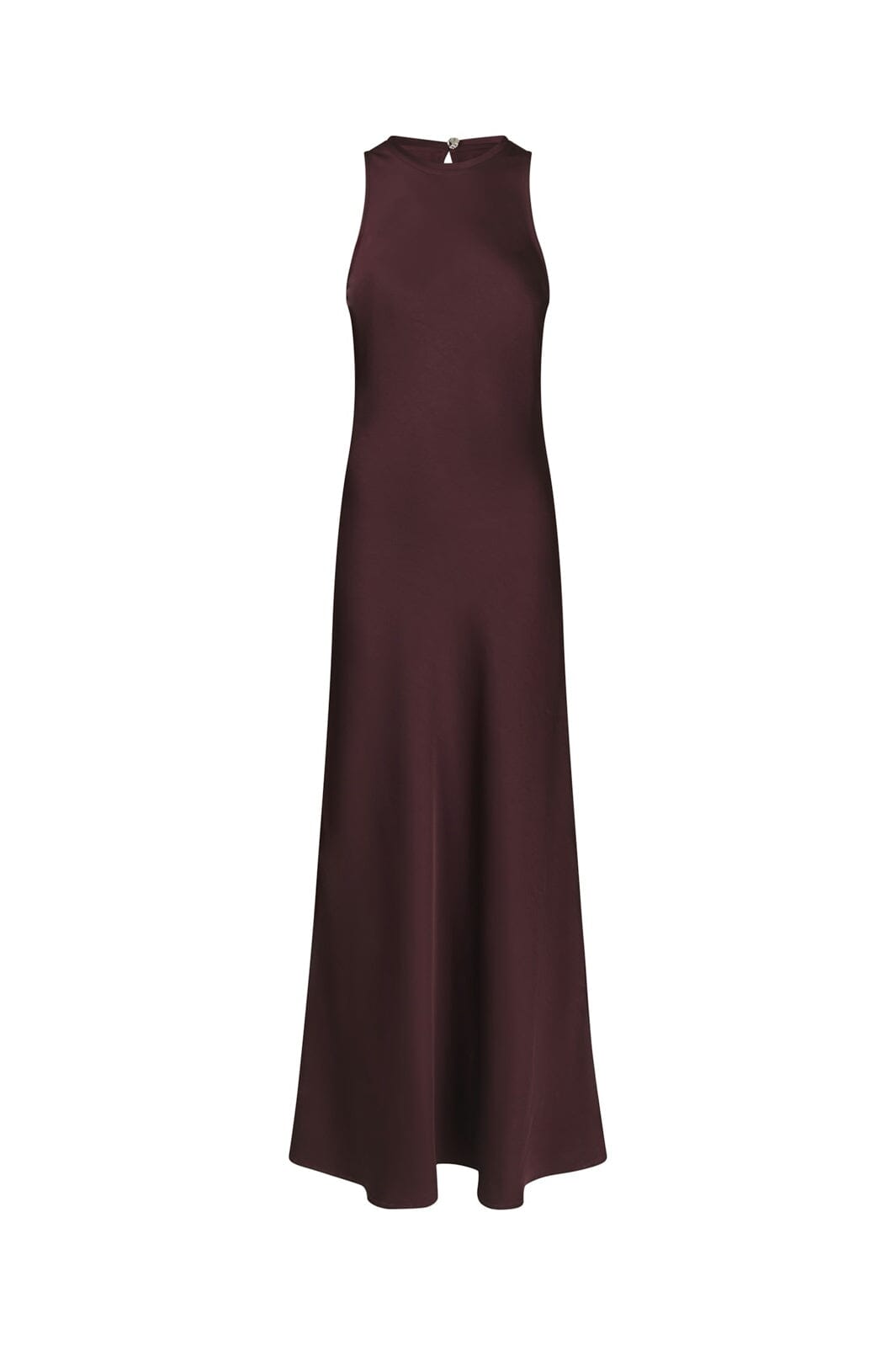 Neo Noir - Celinie Heavy Sateen Dress 165621 - 174 - Burgundy