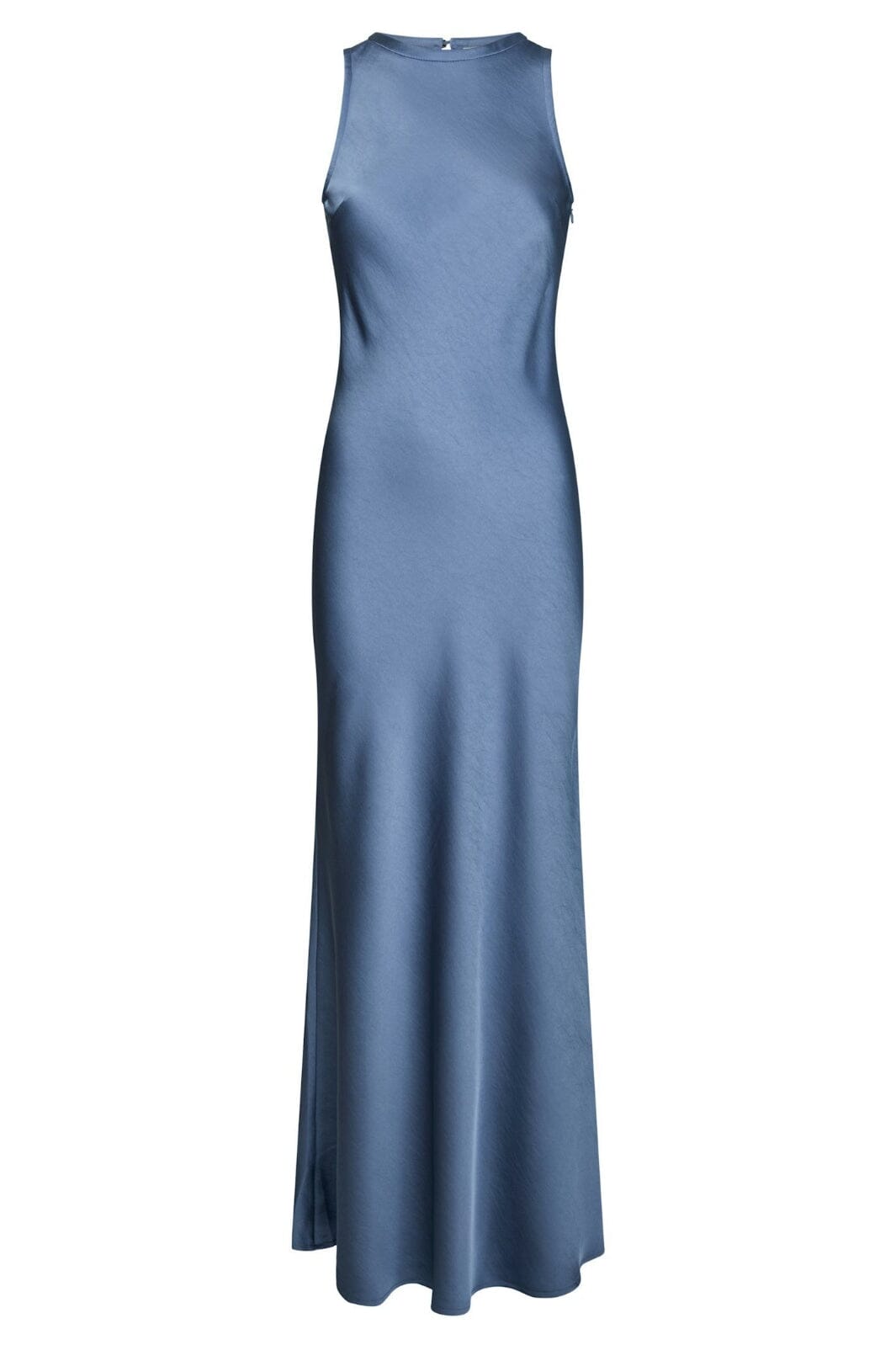 Neo Noir - Celinie Heavy Sateen Dress 165621 - 407 - Smoke Blue