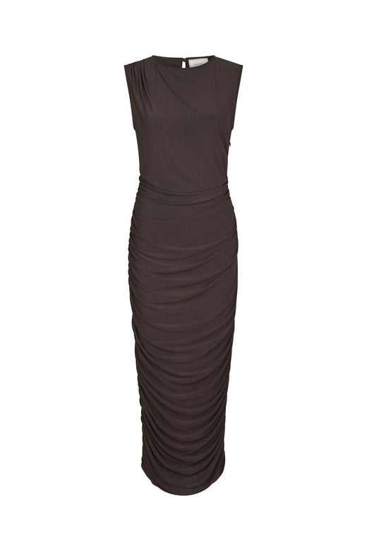 Neo Noir - Corilina Solid Mesh Dress 166088 - 210 - Brown