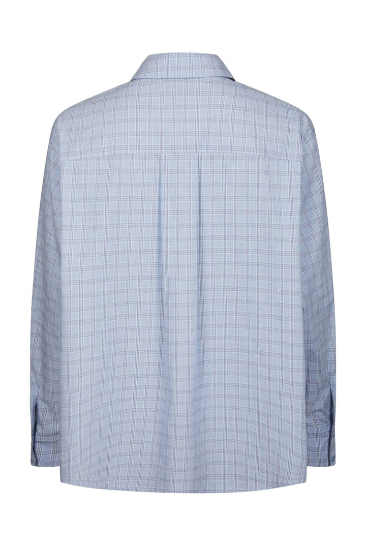Neo Noir - Dalma Triple Check Shirt 168624 - 145 - Light Blue