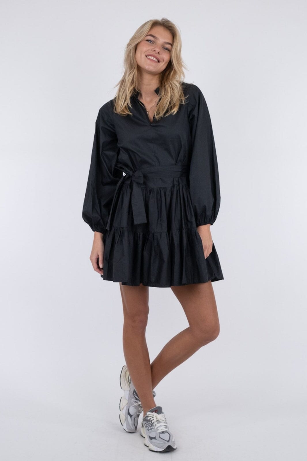 Neo Noir - Debbie Poplin Dress - Black