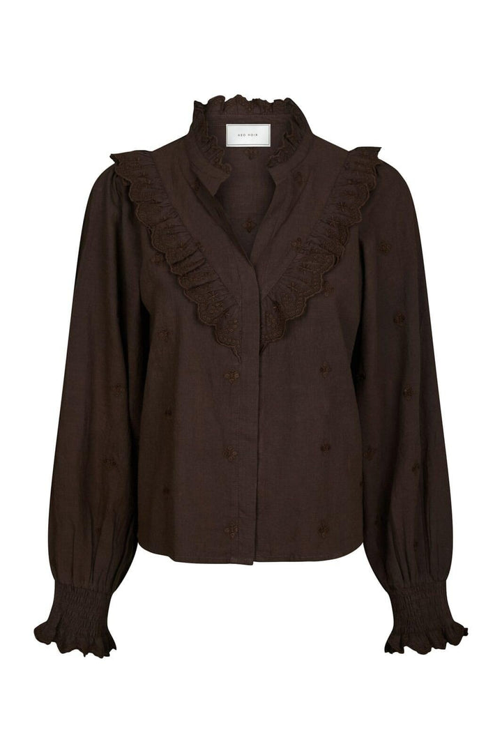 Neo Noir - Degas Blouse 160214 - 676 - Dark Brown