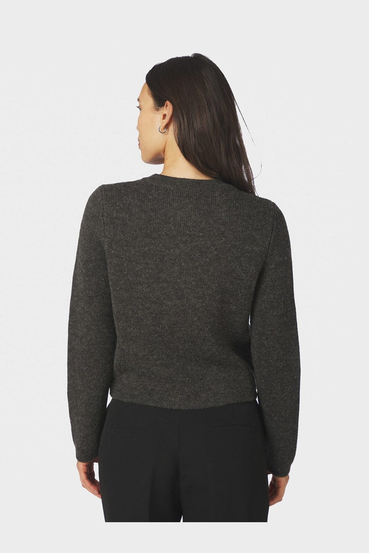 Neo Noir - Elbie Knit Cardigan 162966 - 132 - Antracit