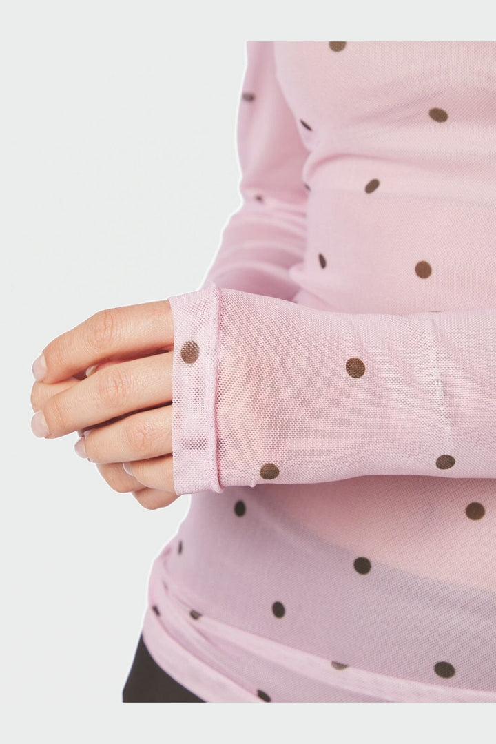 Neo Noir - Ella Space Dot Blouse 168628 - 754 - Light Pink