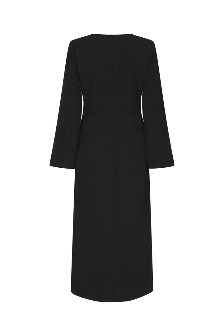 Neo Noir - Emmely Drape Dress 170471 - 100 - Black