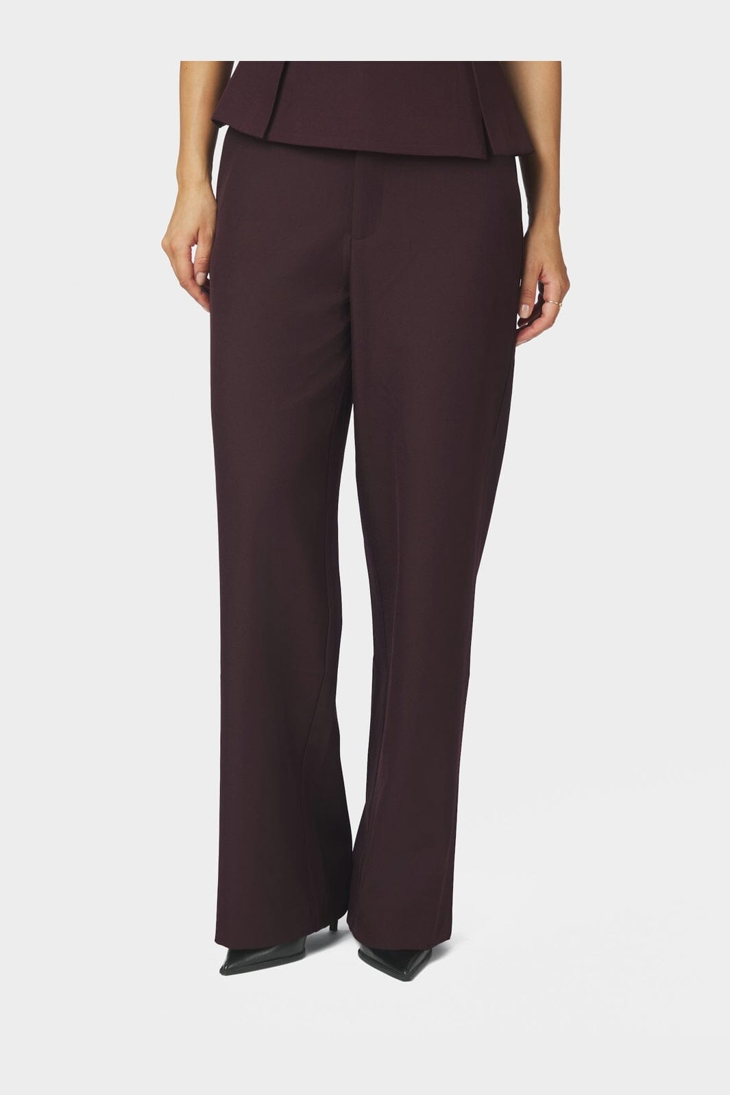 Neo Noir - Emmett Structure Pants 165357 - 345 - Chocolate Plum