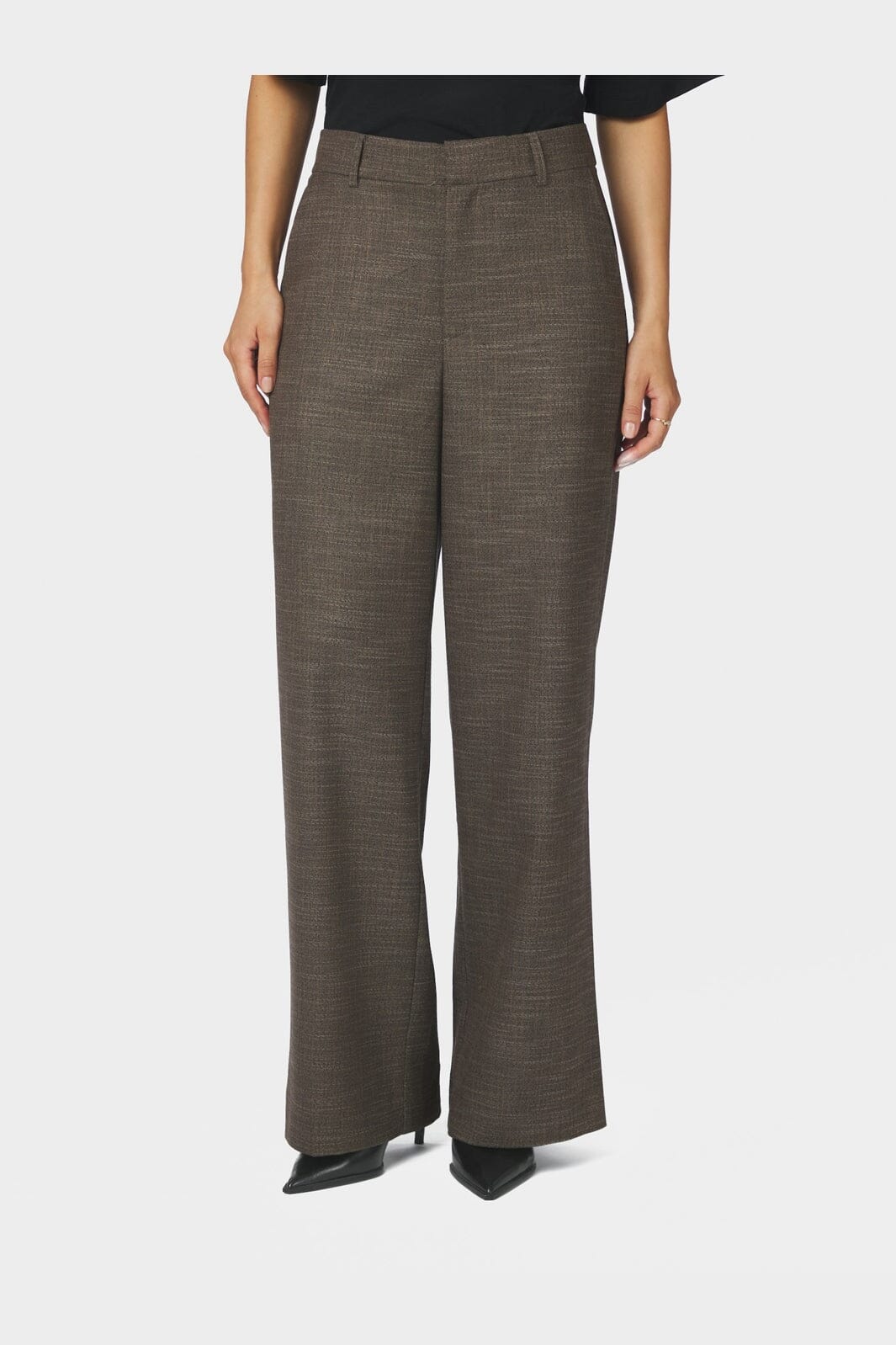 Neo Noir - Emmett Structure Twill Pants 170068 - 811 - Dark Taupe