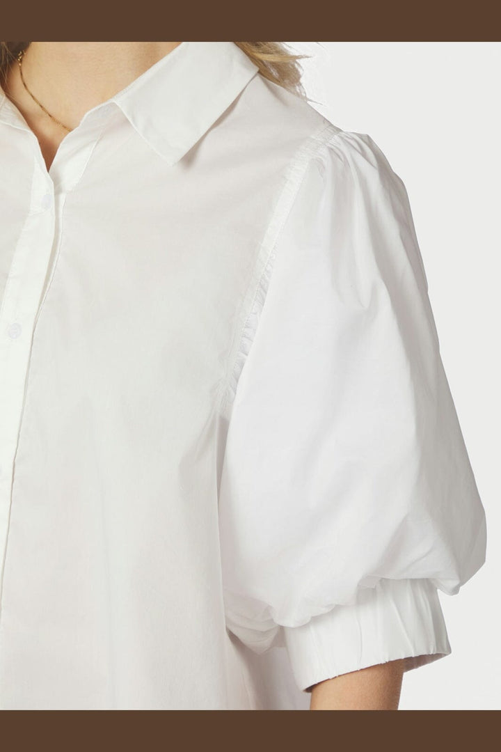 Neo Noir - Etta Poplin Shirt 168089 - 120 - White
