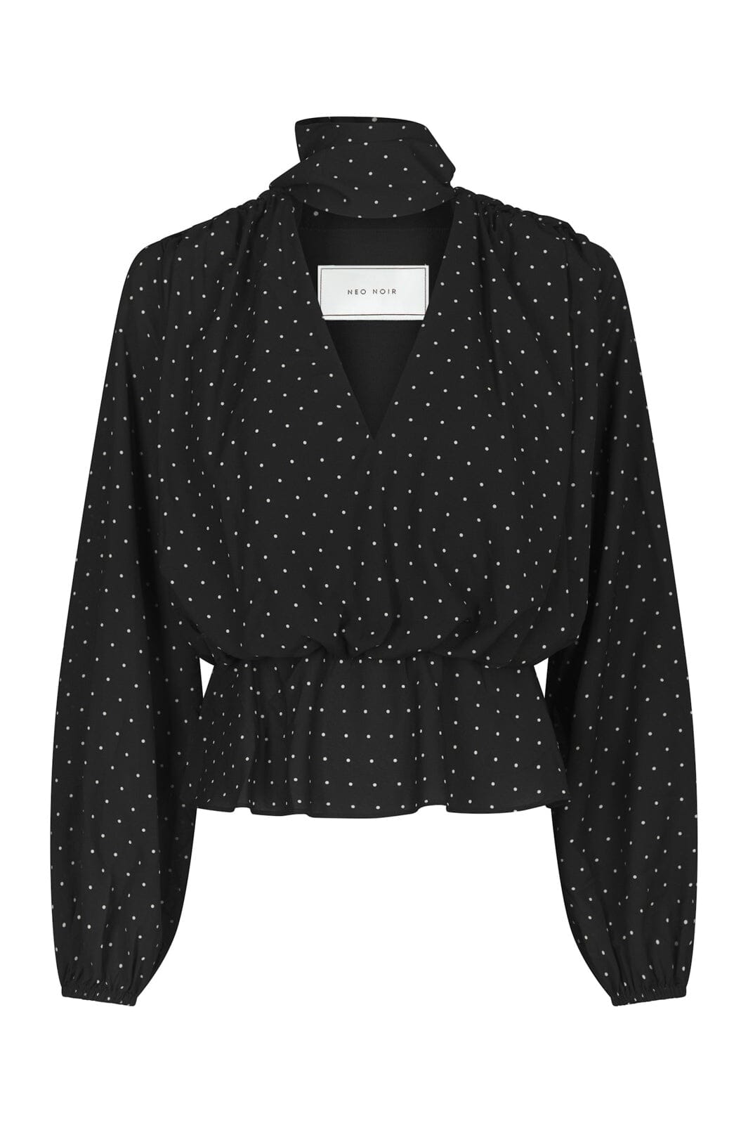 Neo Noir - Ettalie Dot Blouse 171098 - 100 - Black