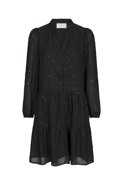 Neo Noir - Federica Glitz Crepe Dress 171109 - 100 - Black