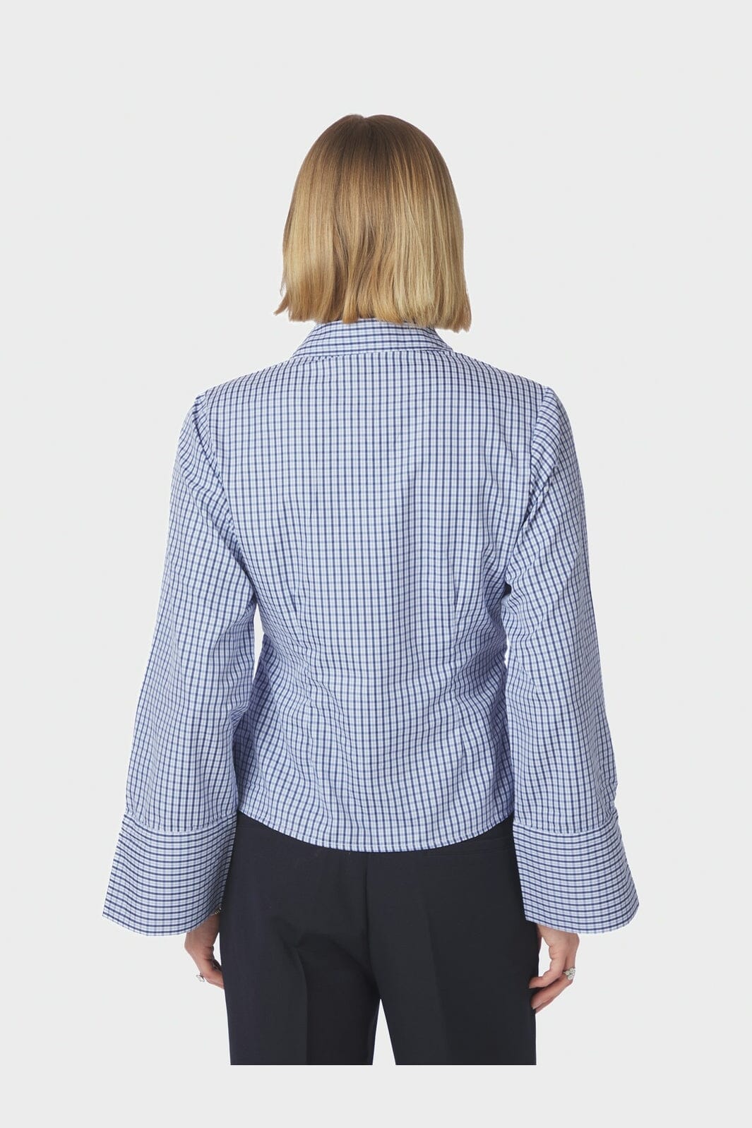 Neo Noir - Fenli Check Shirt 169775 - 140 - Blue
