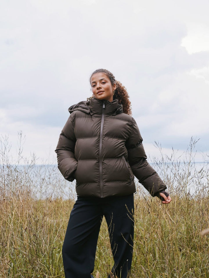 Neo Noir - Fox C Puffer Jacket 158082 - 676 - Dark Brown Jakker 