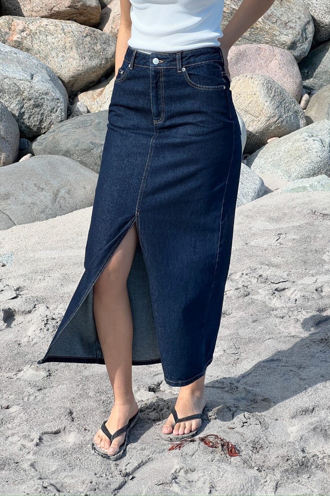 Neo Noir - Frankie D Skirt - Dark Blue