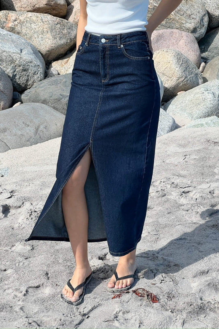 Neo Noir - Frankie D Skirt - Dark Blue