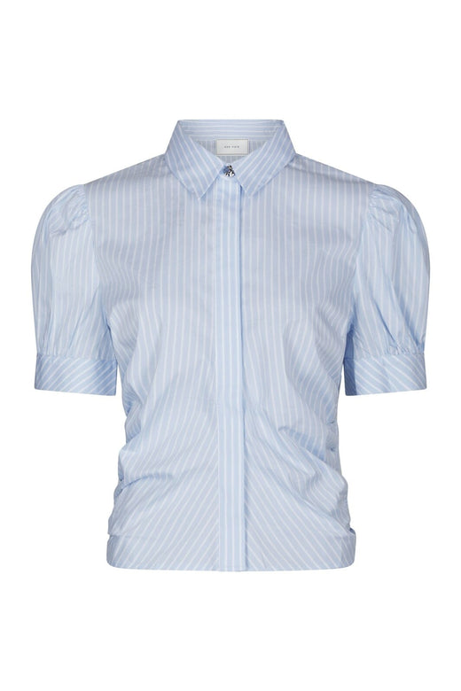 Neo Noir - Frannie Soft Stripe Shirt 169738 - 145 - Light Blue