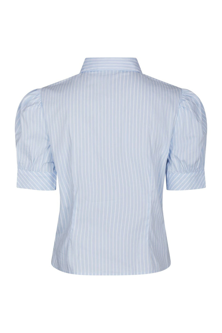 Neo Noir - Frannie Soft Stripe Shirt 169738 - 145 - Light Blue