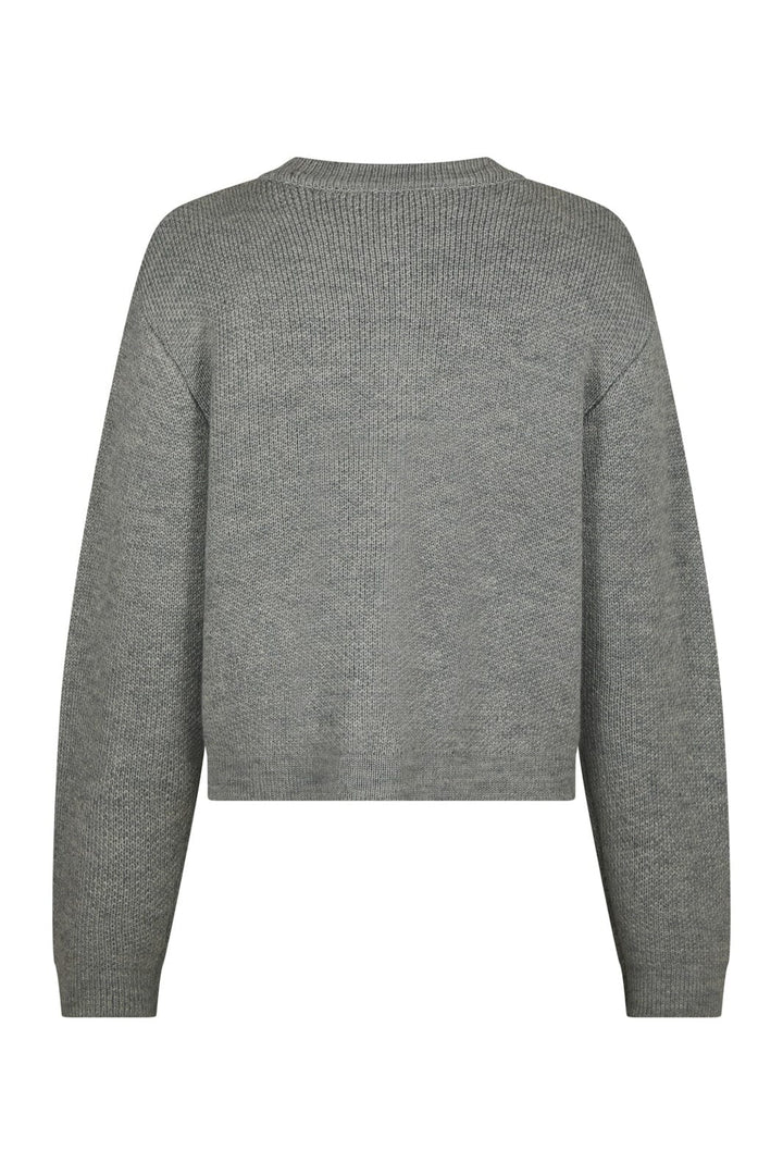 Neo Noir - Glenna Knit Cardigan 169690 - 133 - Grey Melange
