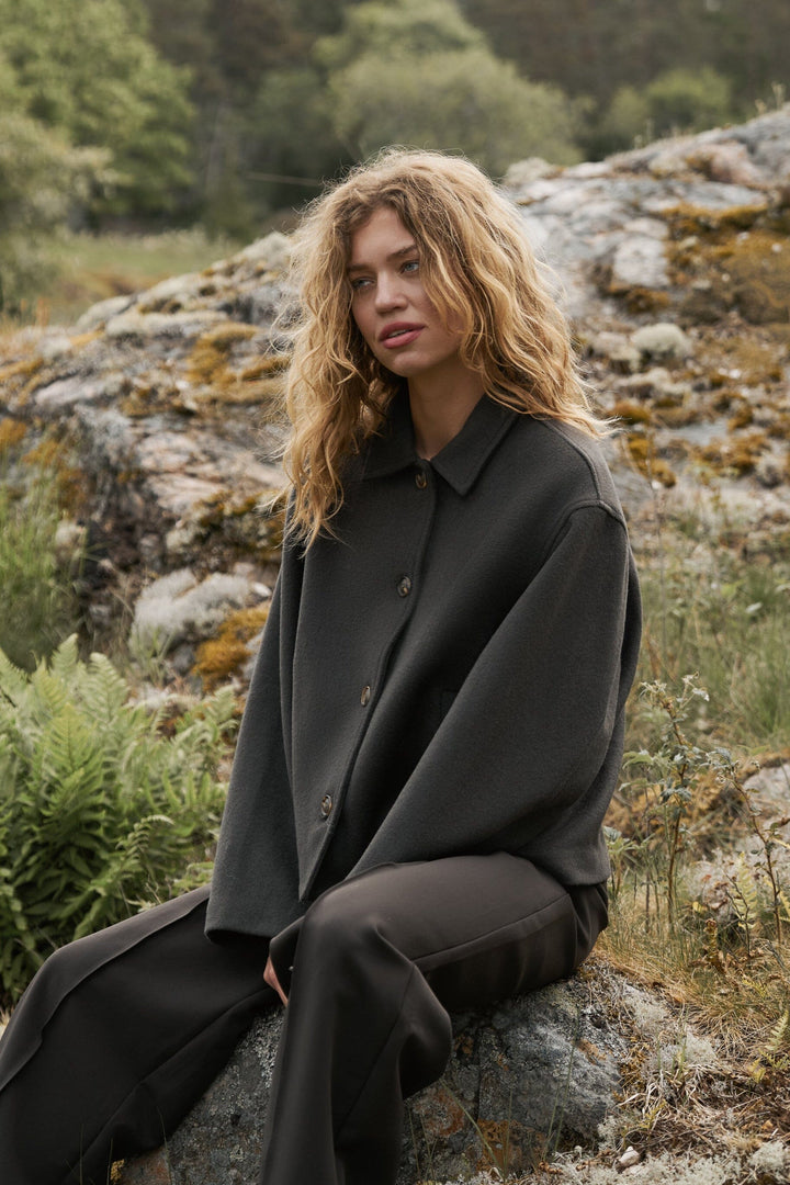 Neo Noir - Hamra Wool Jacket 162076 - 151 - Army Jakker 