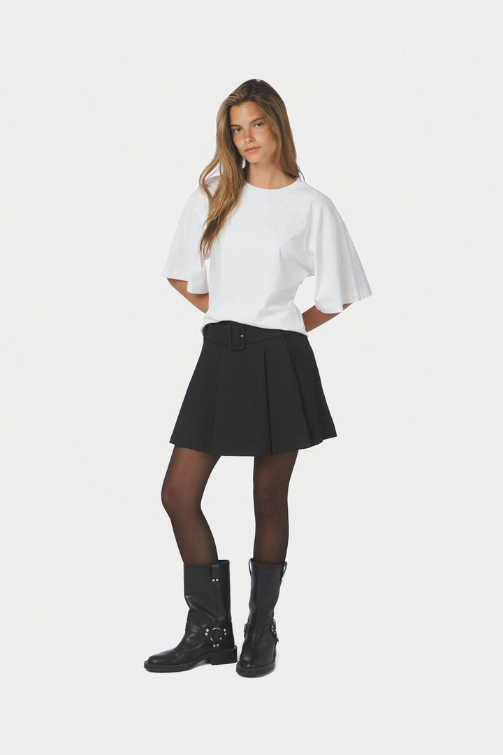 Neo Noir - Irelia Struture Skirt 171142 - 100 - Black