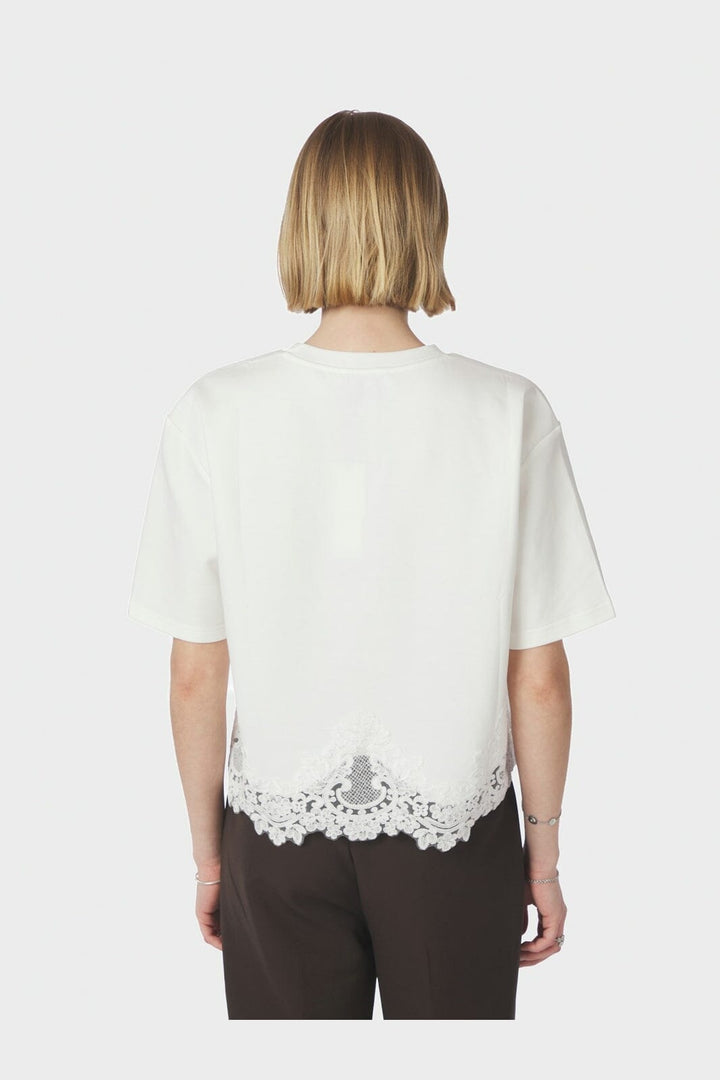 Neo Noir - Iria Lace Tee 170063 - 120 - White