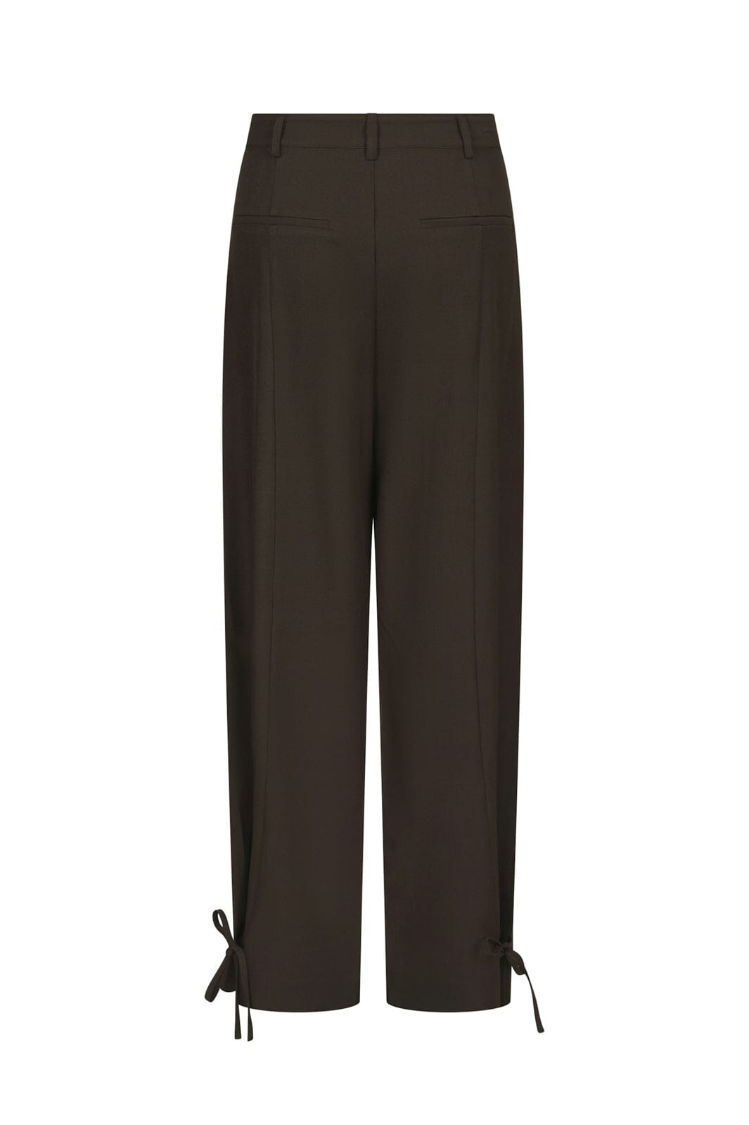 Neo Noir - Isotta Structure Tie Pants 170430 - 676 - Dark Brown