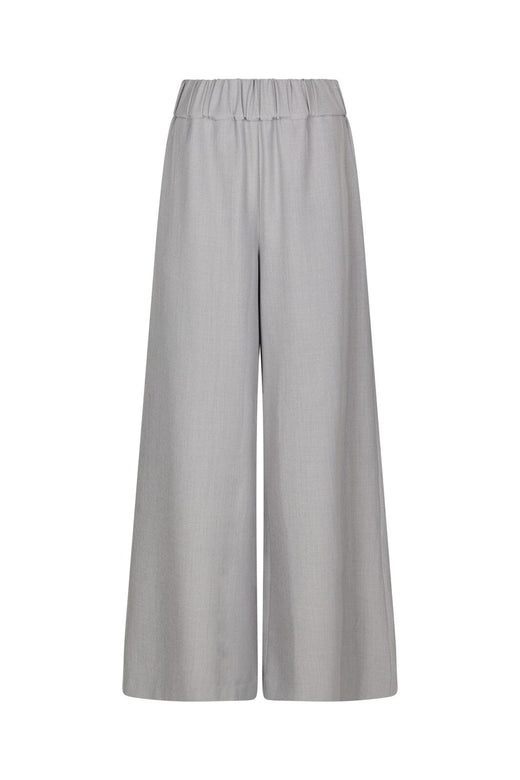 Neo Noir - Janel Structure Pants 169941 - 133 - Grey Melange