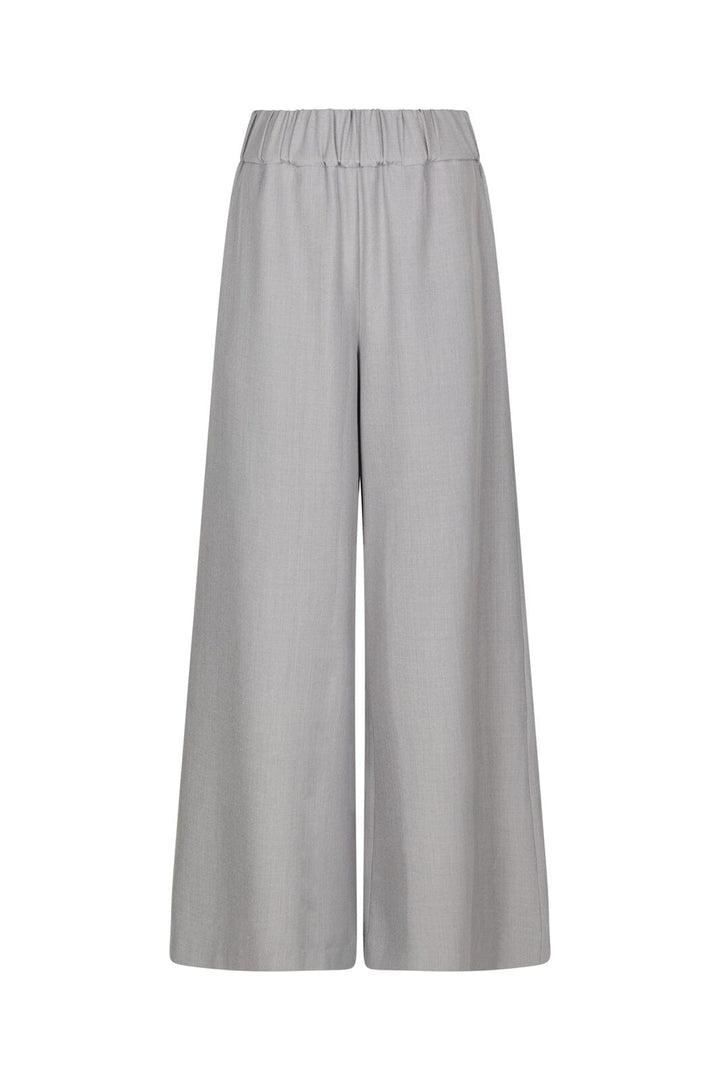 Neo Noir - Janel Structure Pants 169941 - 133 - Grey Melange