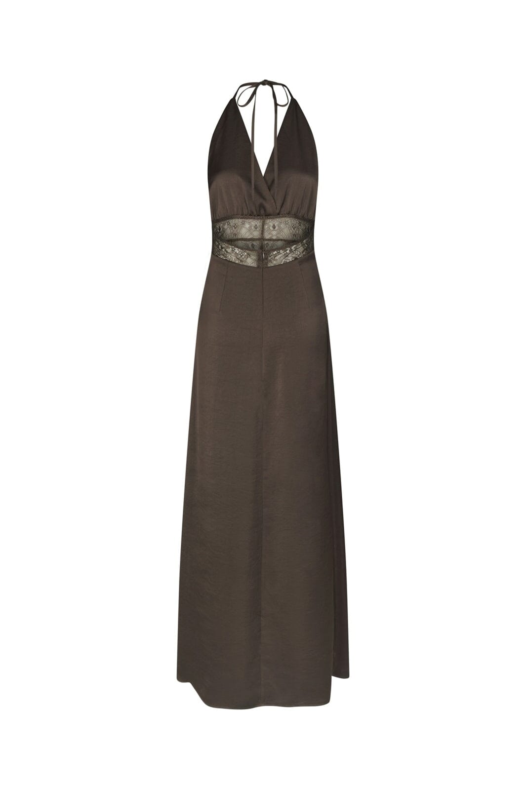 Neo Noir - Jasine Heavy Sateen Dress 169175 - 676 - Dark Brown