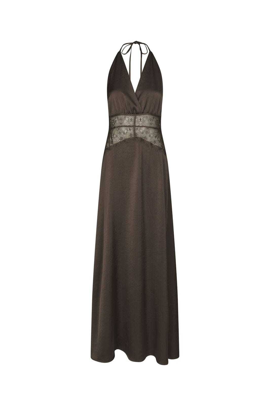 Neo Noir - Jasine Heavy Sateen Dress 169175 - 676 - Dark Brown