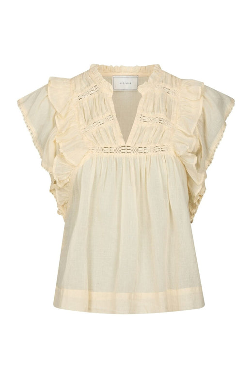 Neo Noir - Jayla S Voile Top 159881 - 416 - Butter Yellow