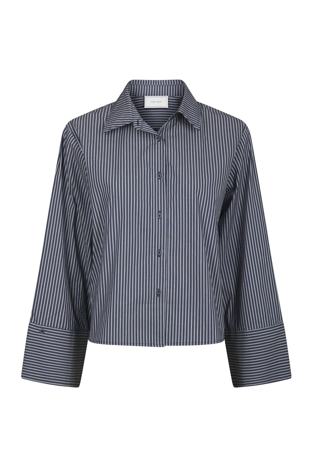 Neo Noir - Jaylin Stripe Shirt 170845 - 702 - Dark Navy