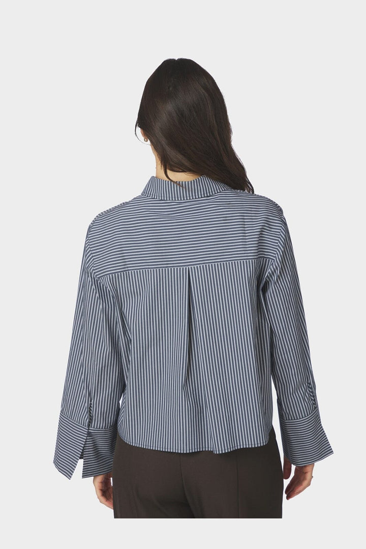 Neo Noir - Jaylin Stripe Shirt 170845 - 702 - Dark Navy