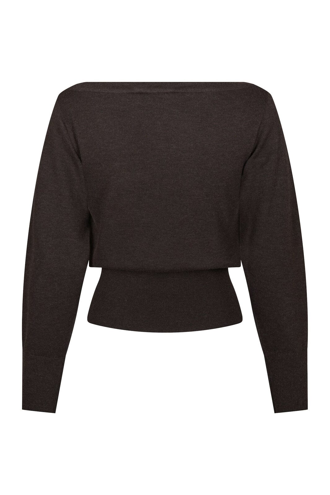 Neo Noir - Jessen Knit Blouse 169621 - 205 - Brown Melange