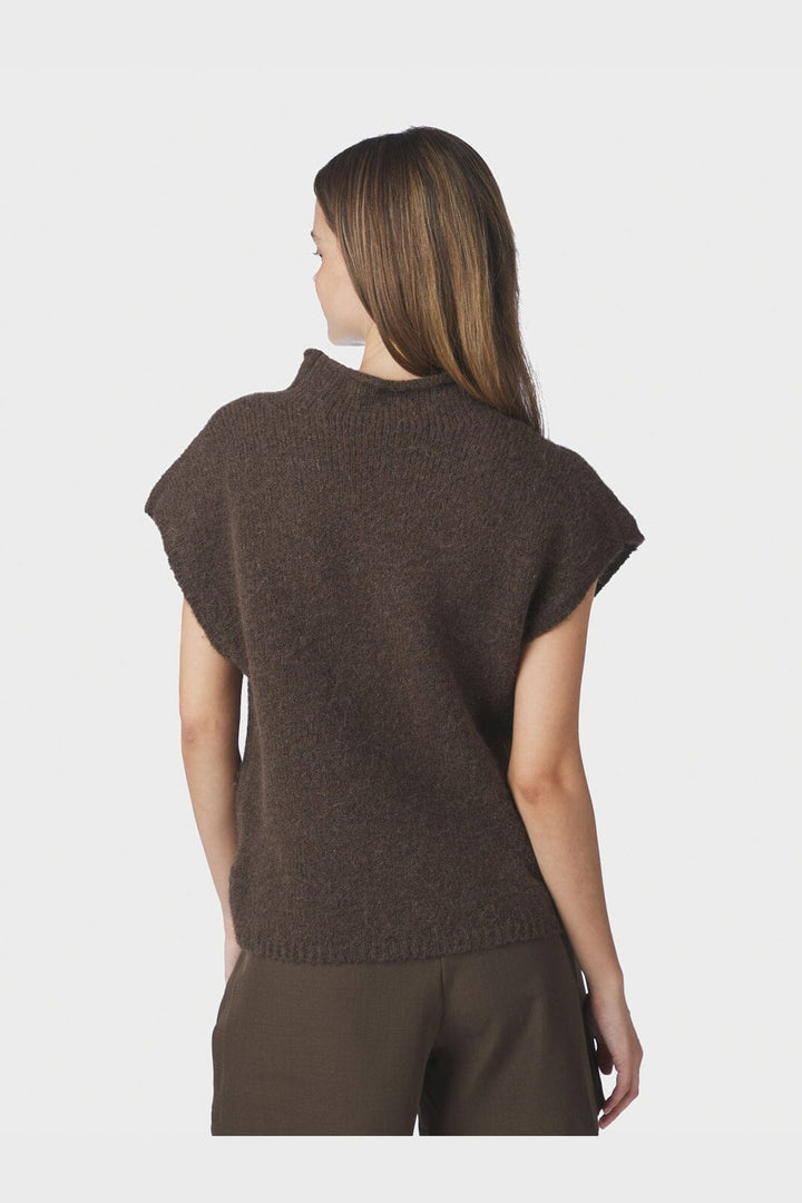Neo Noir - Jona Knit Top 168425 - 205 - Brown Melange