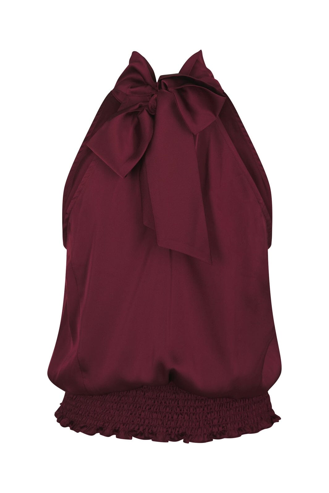 Neo Noir - Jos Drapy Satin Top 167311 - 174 - Burgundy