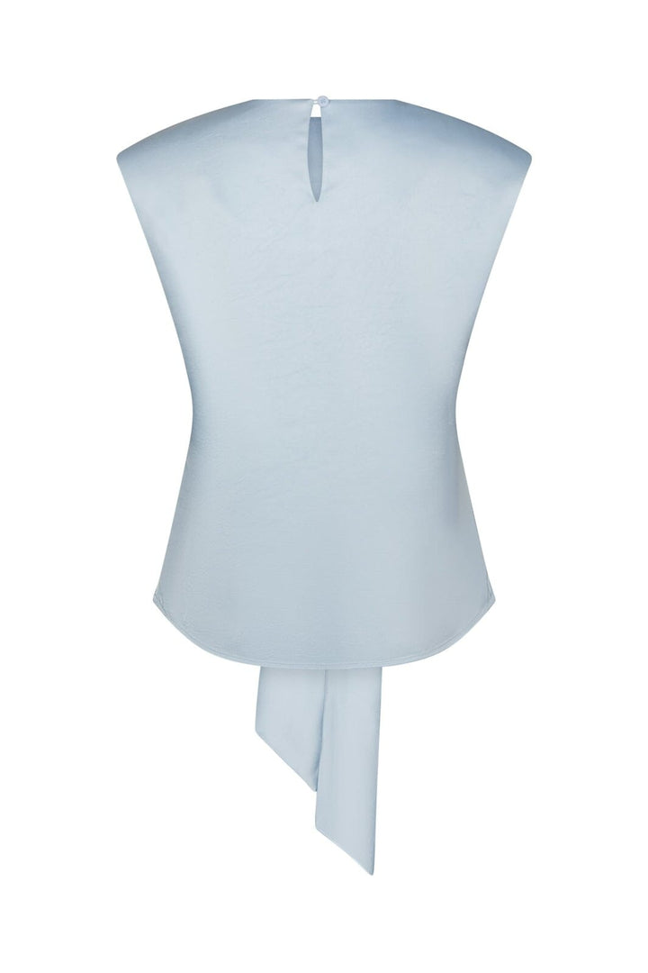 Neo Noir - Katarim Heavy Sateen Top 168937 - 145 - Light Blue