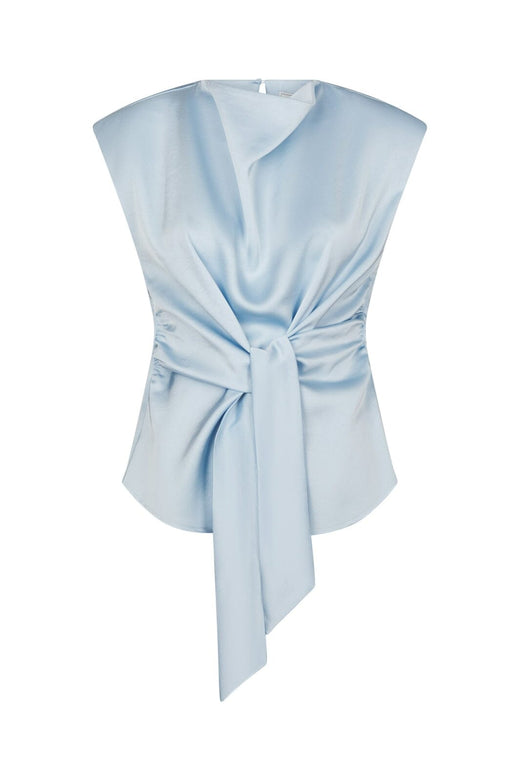 Neo Noir - Katarim Heavy Sateen Top 168937 - 145 - Light Blue