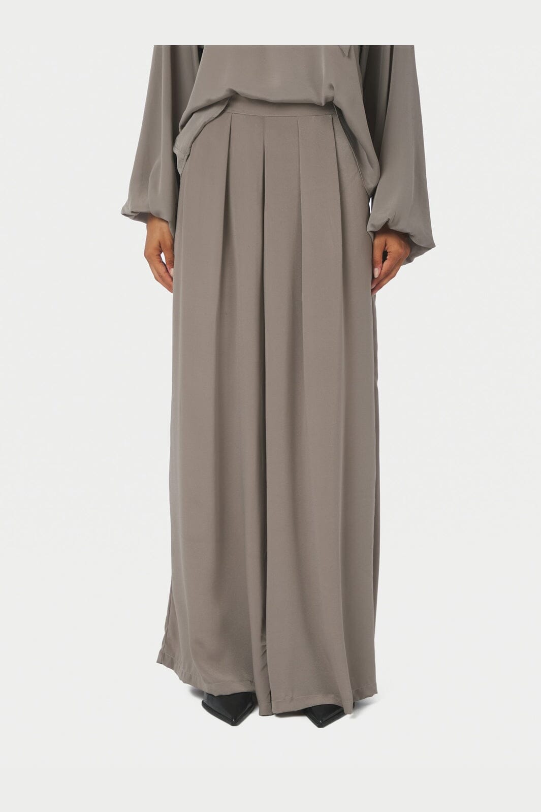 Neo Noir - Lana Pants 160769 - 189 - Warm Grey