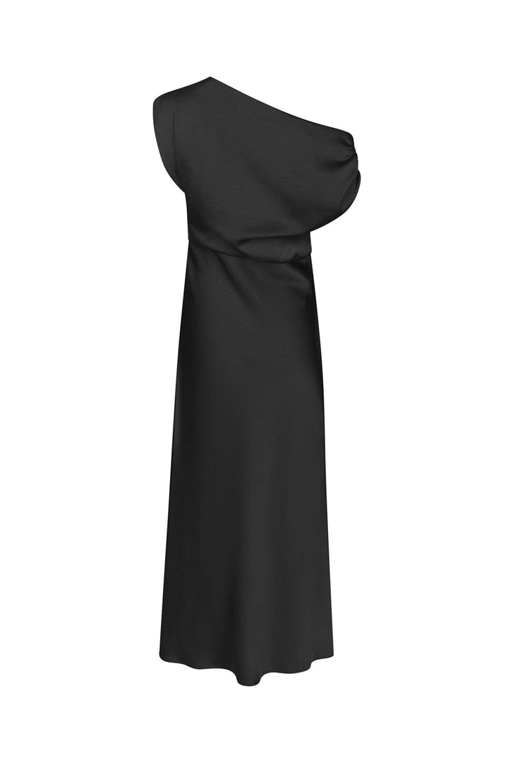 Neo Noir - Lilith Heavy Sateen Dress 168543 - 100 - Black