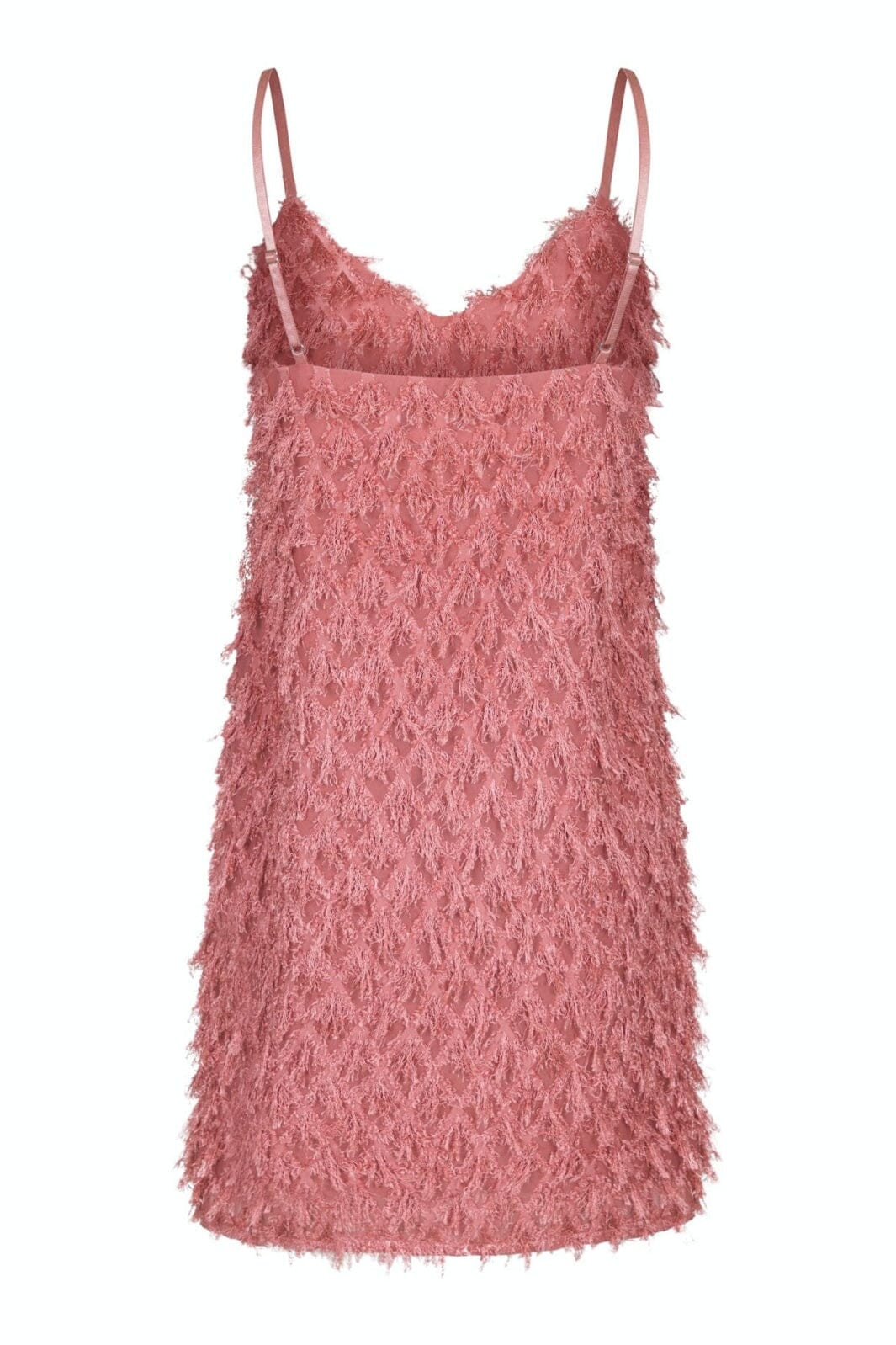 Neo Noir - Lilja Fringe Dress - Dusty Rose
