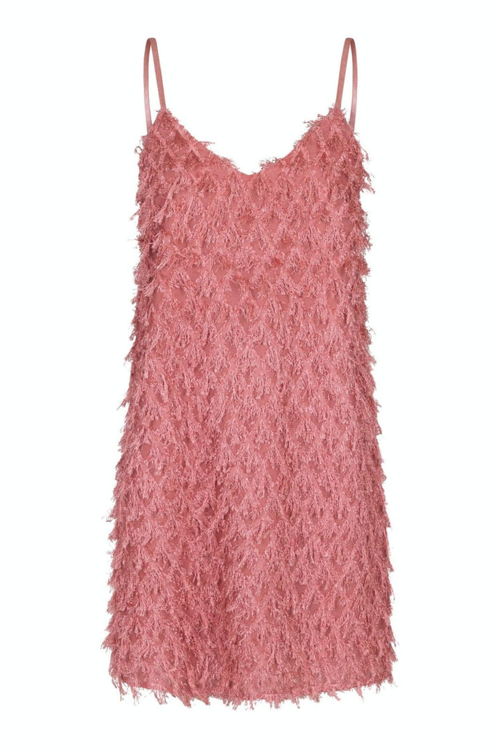 Neo Noir - Lilja Fringe Dress - Dusty Rose