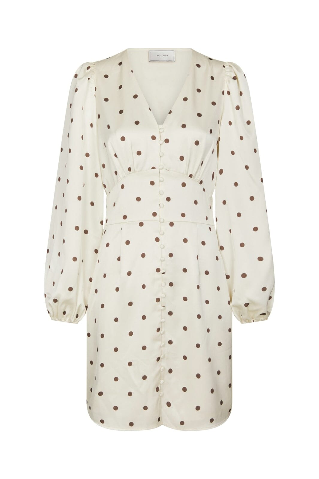 Neo Noir - Mabel Dotted Dress 167928 - 122 - Creme