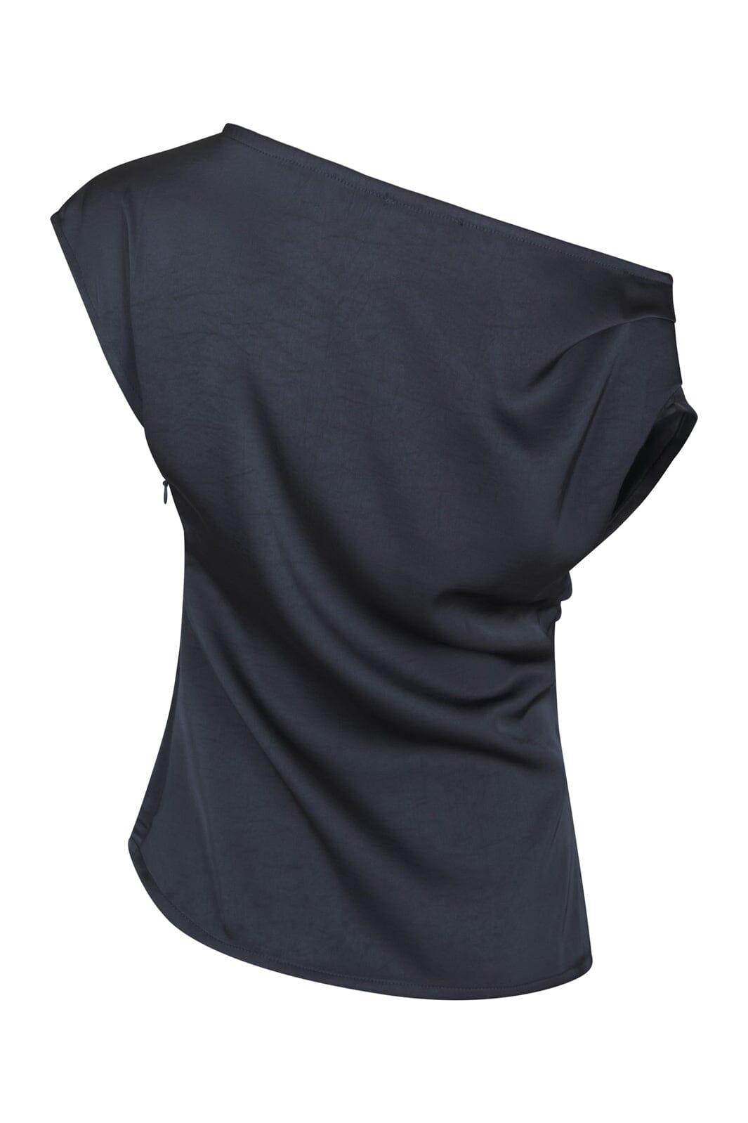 Neo Noir - Mabelle Heavy Sateen Top 171009 - 678 - Midnight Blue