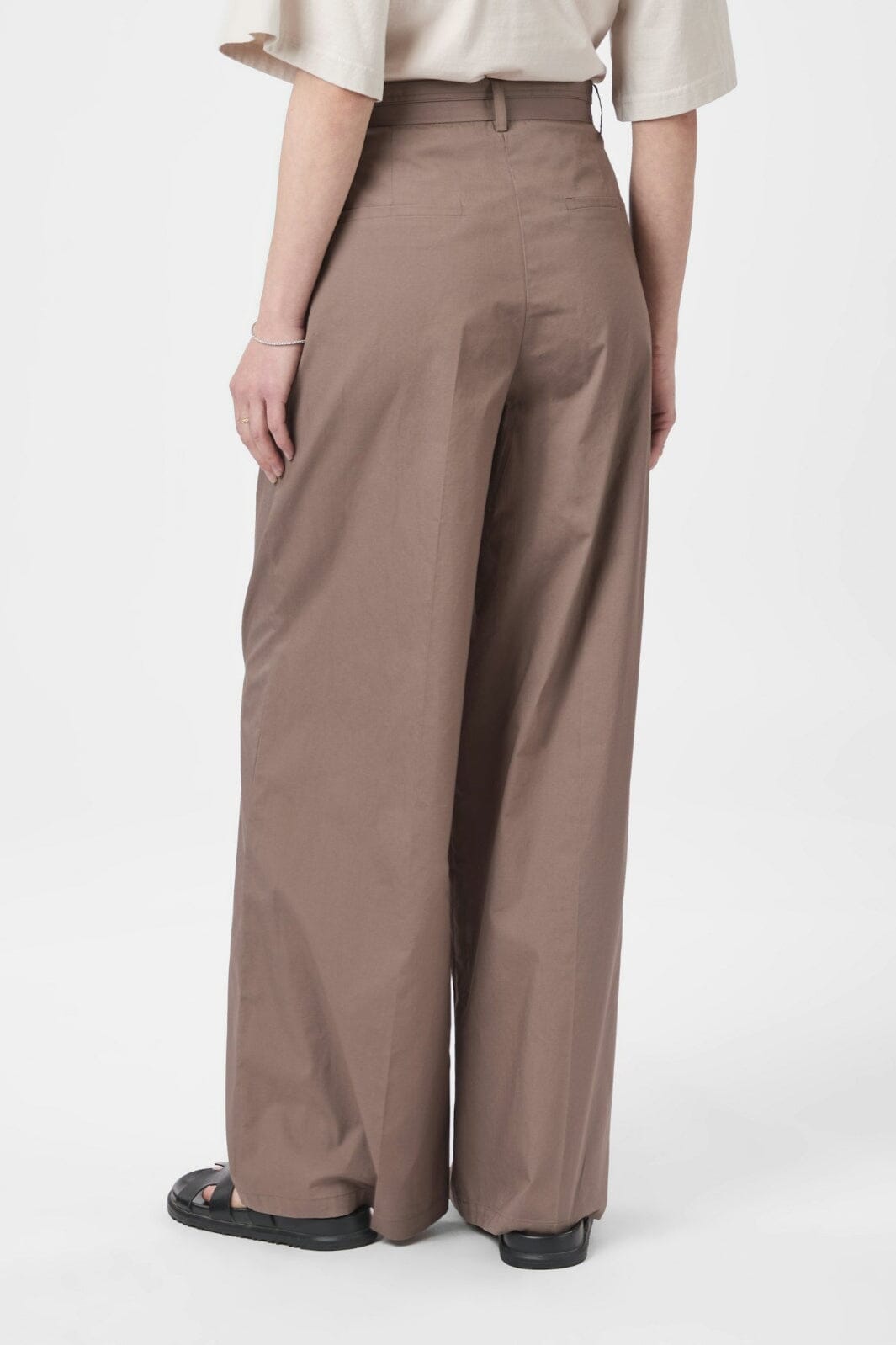 Neo Noir - Malba Poplin Pants 165795 - 306 - Dusty Brown
