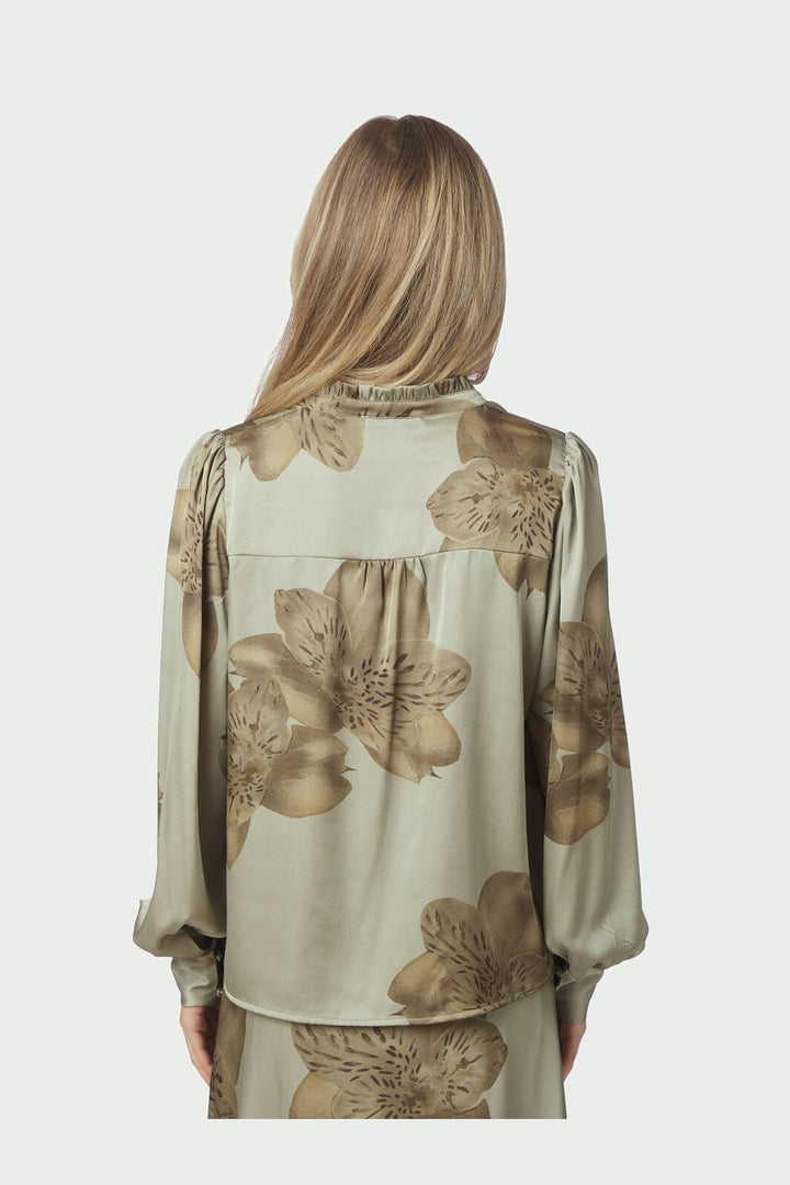 Neo Noir - Massima Misty Orchid Blouse 168289 - 627 - Smoke Green