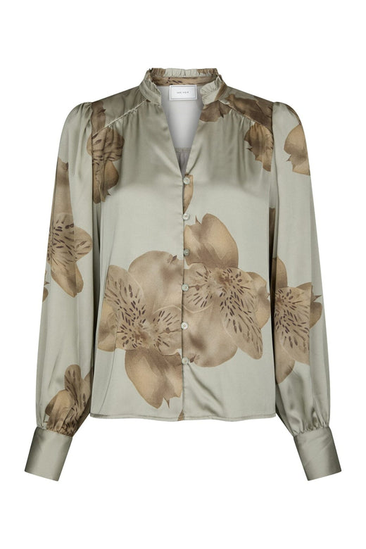 Neo Noir - Massima Misty Orchid Blouse 168289 - 627 - Smoke Green