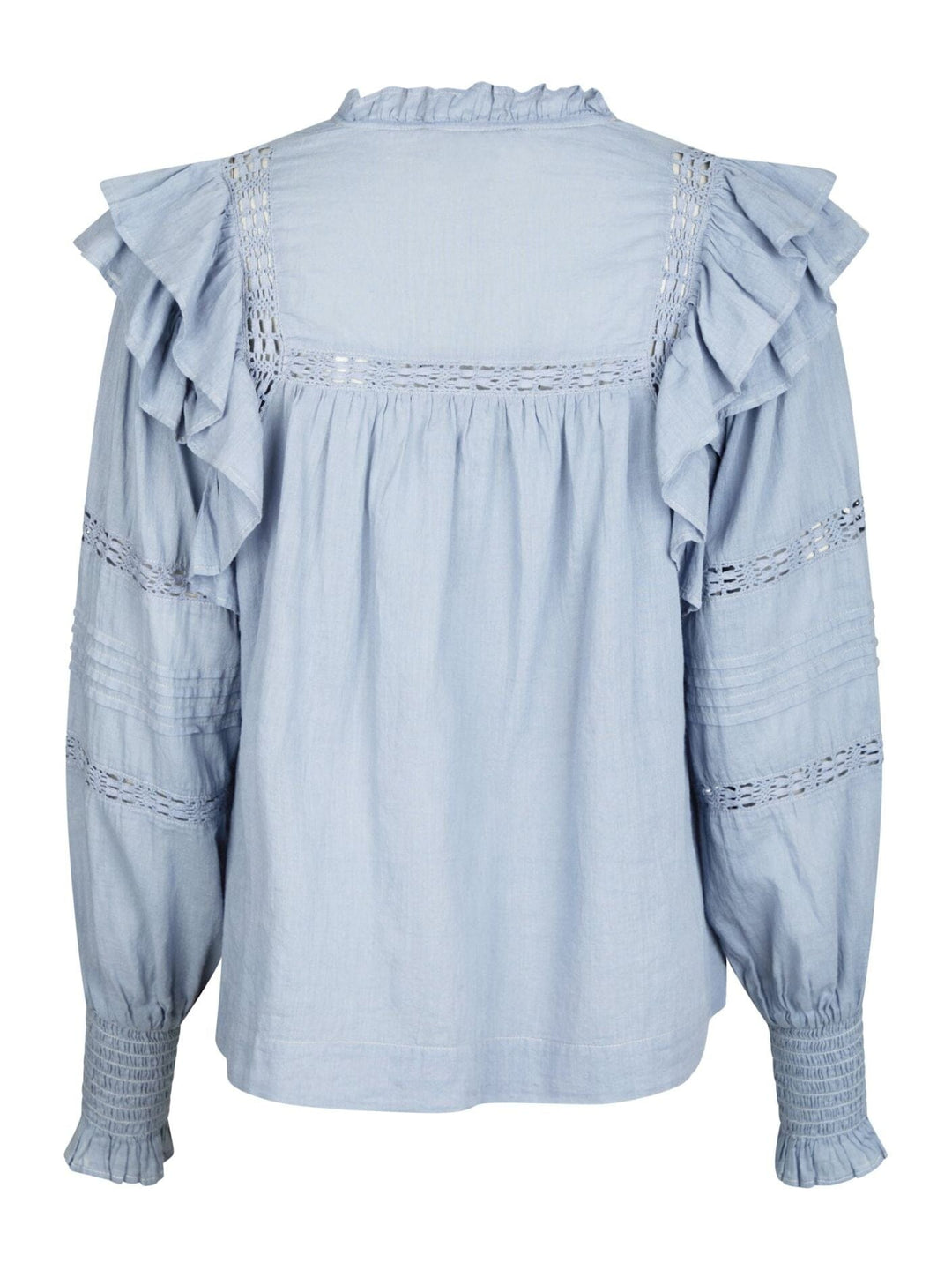 Neo Noir - Mauri S Voile Blouse 164698 - 145 - Light Blue Bluser 