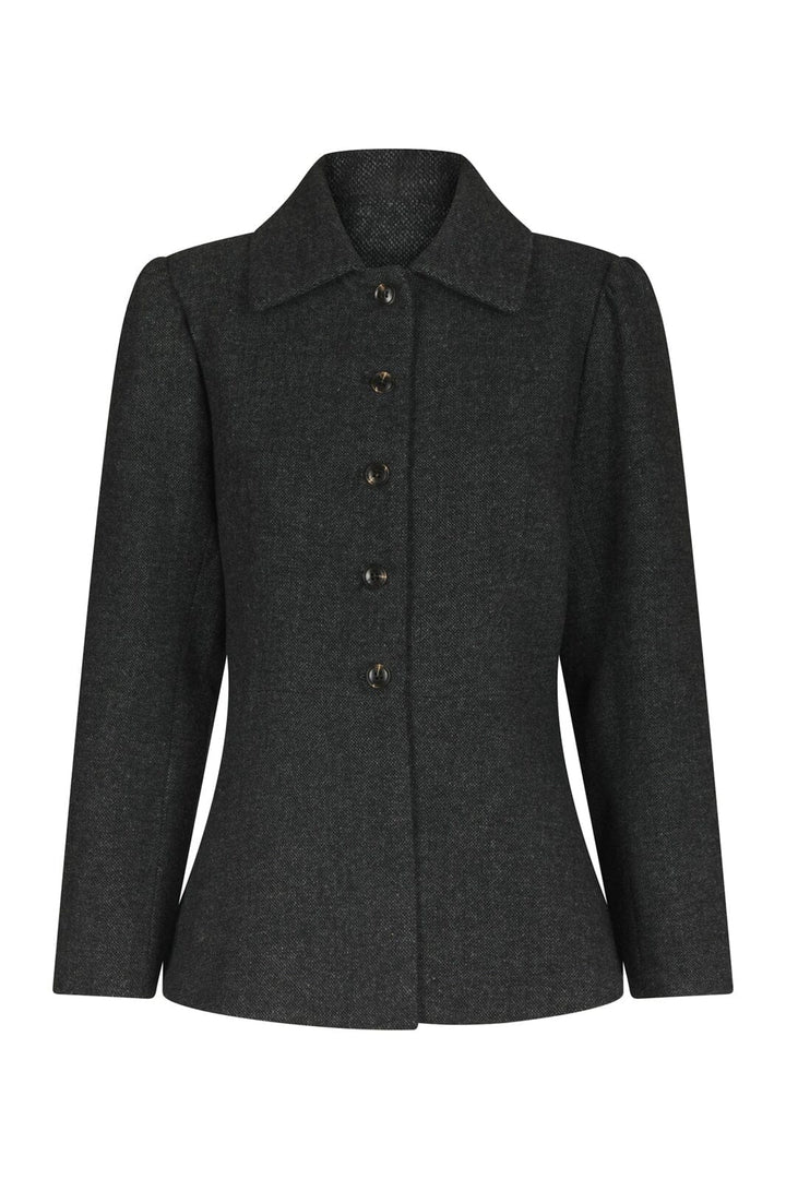 Neo Noir - Melisa Tweed Jacket 170001 - 104 - Dark Grey